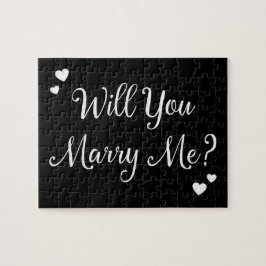 Quebra-cabeça Preto, Você Me Casado A Proposta De Casamento Góti