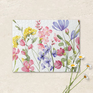 Quebra-cabeça Pretty Wildflowers Jigsaw Puzzle