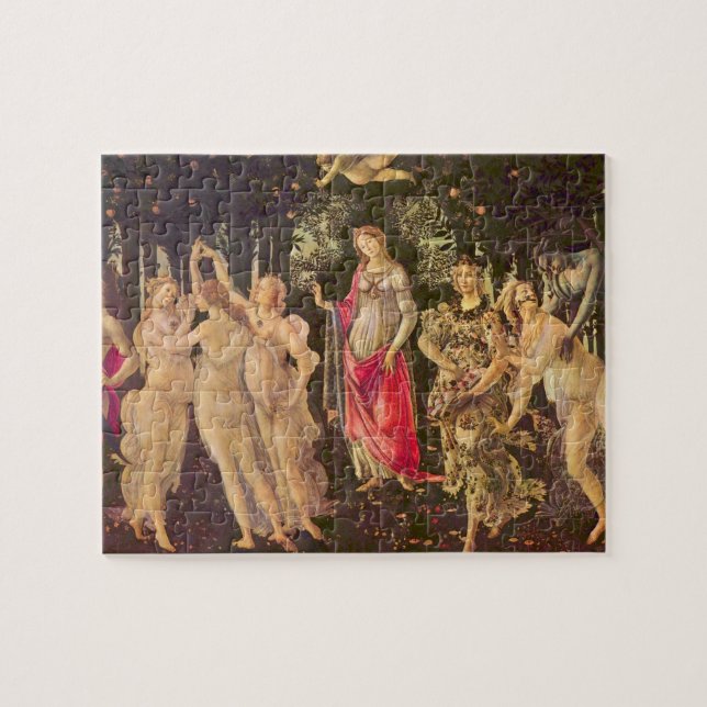 Quebra-cabeça Primavera, Alegoria da Primavera por Sandro Bottic (Horizontal)