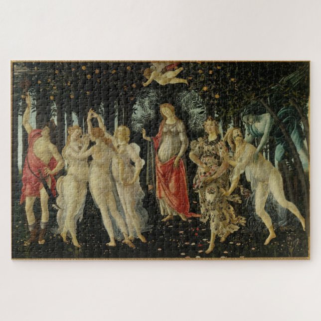 Quebra-cabeça Primavera / Alegoria de Primavera por Botticelli (Horizontal)
