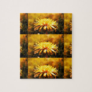 Quebra-cabeça Primavera amarelo das videiras das flores das