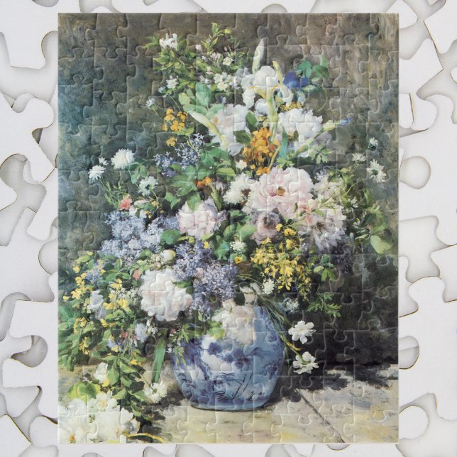 Quebra-cabeça Primavera Buquê por Pierre Renoir, Flores Vintage (Criador carregado)