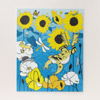 Quebra-cabeça primavera de jardim 16x20 para Pessoas cegas