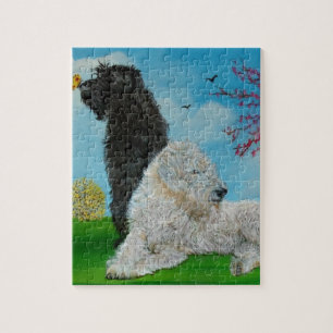 Quebra-cabeça Primavera de Labradoodle
