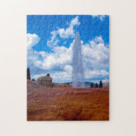 Quebra-cabeça Primavera de refrigerante Geyser idaho.