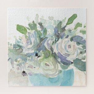 Quebra-cabeça Primavera - Disposição - Buquê de Aquarela