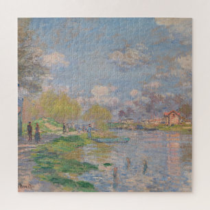 Quebra-cabeça Primavera do Sena por Monet Impressionist