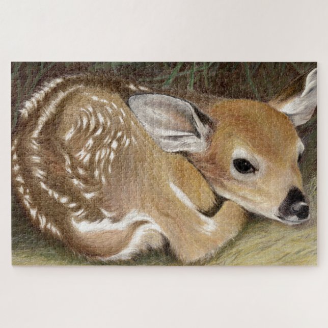 Quebra-cabeça Primavera Fawn (Horizontal)