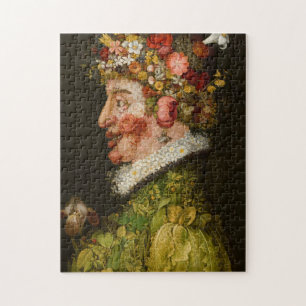 Quebra-cabeça Primavera, La Primavera por Giuseppe Arcimboldo