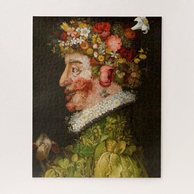 Quebra-cabeça Primavera, La Primavera por Giuseppe Arcimboldo (Vertical)