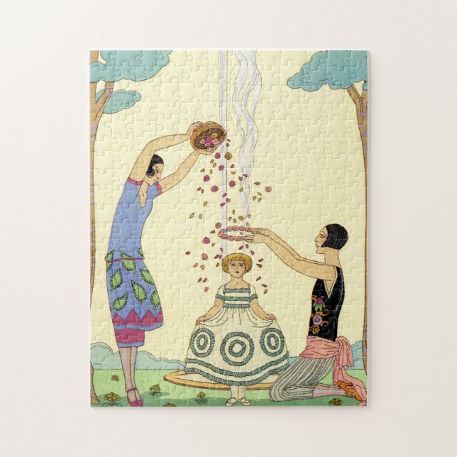 Quebra-cabeça Primavera no art deco de France (Vertical)