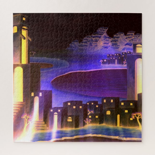 Quebra-cabeça "Primeira Revelação" - arte misteriosa critica (Vertical)