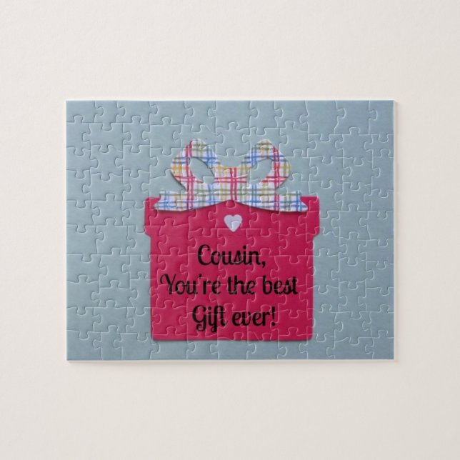 Quebra-cabeça Primo, você é o melhor presente de todos! (Horizontal)