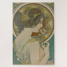 Primrose por Alphonse Mucha (1899)