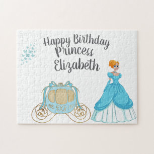 Quebra-cabeça Princesa Cinderella - Decoração da Festa de aniver