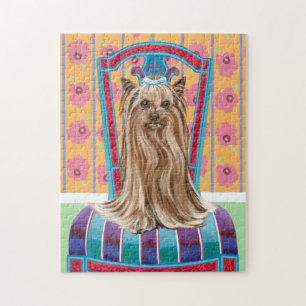 Quebra-cabeça Princesa Coroa Yorkie