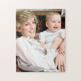 Quebra-cabeça Princesa Diana e Príncipe William