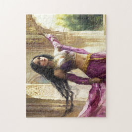 Quebra-cabeça Princesa Fantasia Arábica Arte Palácio Encantado