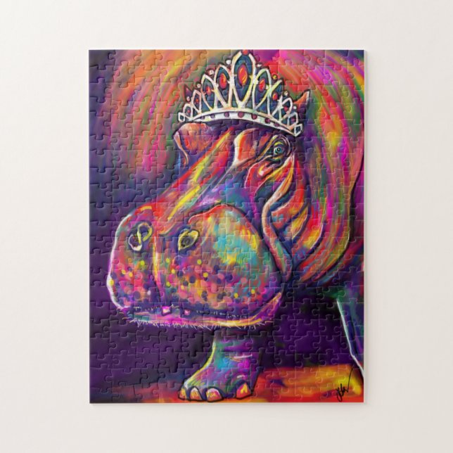 Quebra-cabeça Princesa Hippo, 11x14 - 252 Piece Art Quebra-cabeç (Vertical)