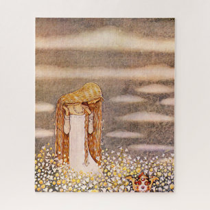 Quebra-cabeça “Princesa Tuvstarr” Aquarela de John Bauer