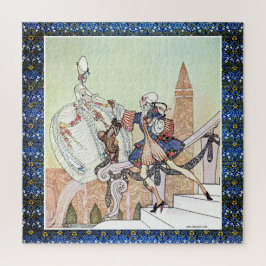 Quebra-cabeça Princesa voadora e príncipe chocado Kay Nielsen