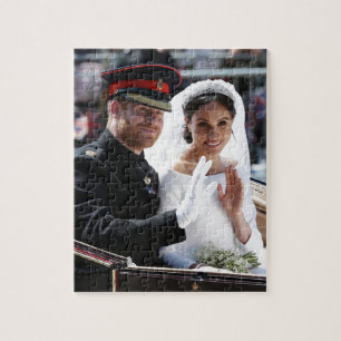 Quebra-cabeça Príncipe Harry e casamento real de Meghan Markle