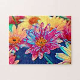 Quebra-cabeça Prisma Floral Colorida