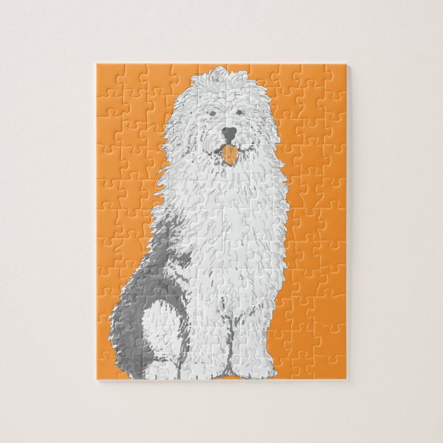Quebra-cabeça Produtos ingleses velhos do múltiplo do cão de (Vertical)