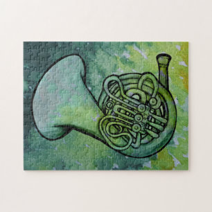 Quebra-cabeça Professor de música de Banda do Corno de França