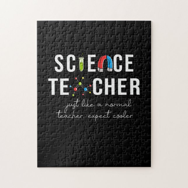 Quebra-cabeça Professora em Ciências Presentes (Vertical)