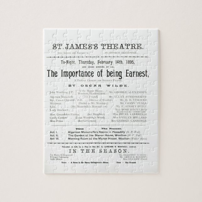 Quebra-cabeça Programa para um desempenho da importância de B (Vertical)