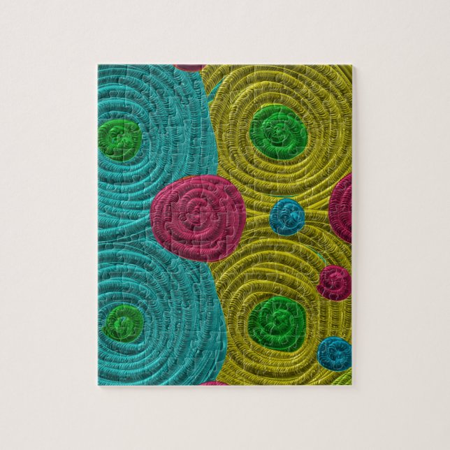 Quebra-cabeça Projetado para mudança e oportunidade (Vertical)