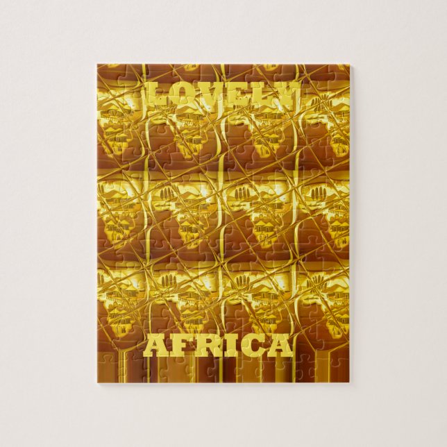 Quebra-cabeça Promessa de Ouro de África (Vertical)