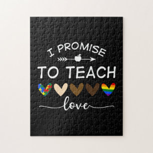 Quebra-cabeça Prometo Ensinar Orgulho LGBT Africano Ao Amor