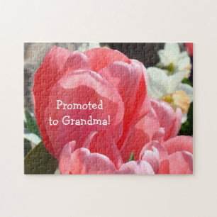 Quebra-cabeça Promovido à avó confunde o anúncio da gravidez