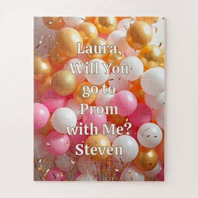 Quebra-cabeça Promposal | Go to Prom with Me Yes or No? (Vertical)