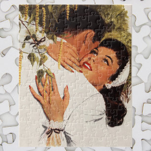 Quebra-cabeça Proposta de Casamento Vintage, Amor e Romance