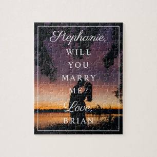 Quebra-cabeça Proposta De Casamento Você Me Casado Foto Pequena