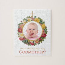 Proposta de Madrinha Floral em Coroa de Rosas