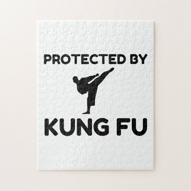 Quebra-cabeça Protegido Por Kung Fu (Vertical)