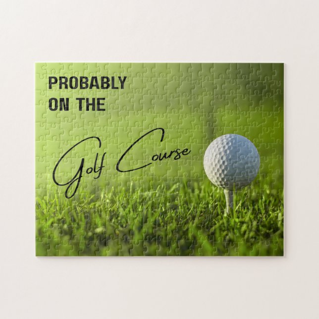 Quebra-cabeça Provavelmente no Campo de Golfe Amantes de Golfe (Horizontal)