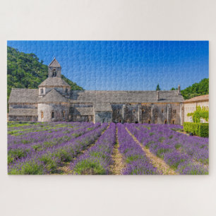 Quebra-cabeça Provença, França. Mosteiro Senânico. 