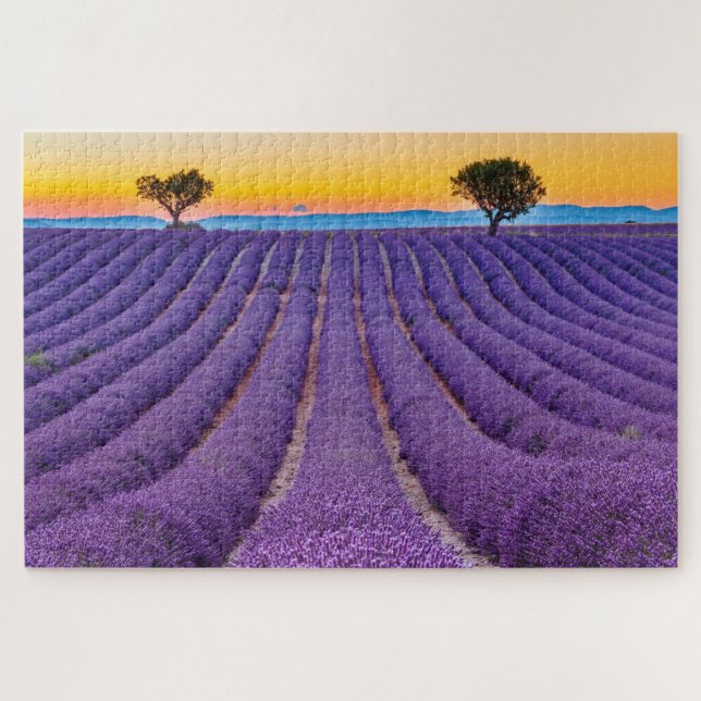 Quebra-cabeça Provença, França.Plateau de Valensole. (Horizontal)