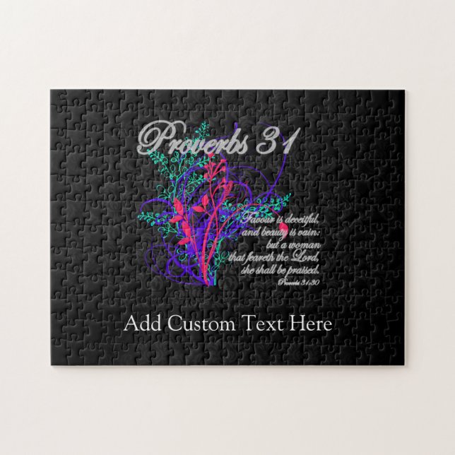 Quebra-cabeça Proverbs 31 Bíblias (Horizontal)