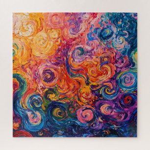 Quebra-cabeça Psicodélicos Psicodélicos - Pintura a óleo