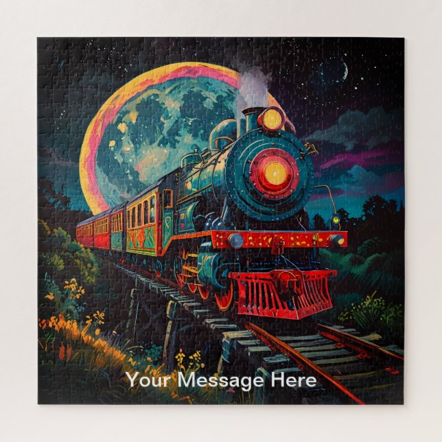 Quebra-cabeça Psíquica única e divertida personalizada (Vertical)