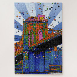 Quebra-cabeça Psychedelic NYC: Ponte Brooklyn nº 2