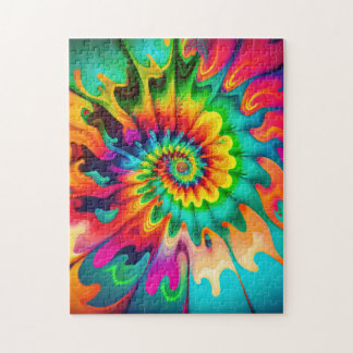Quebra-cabeça Psychedelic Tie Dye