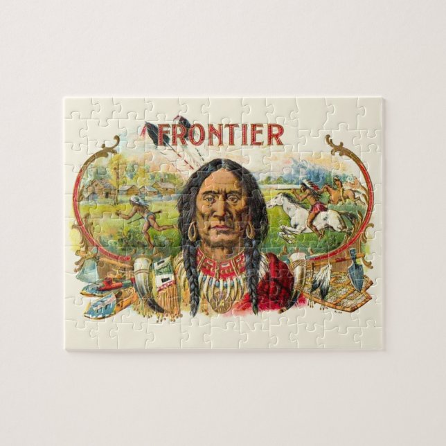 Quebra-cabeça Publicidade Frontier para cigarros (Horizontal)