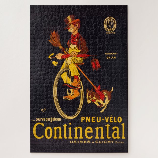 Quebra-cabeça Publicidade Para Ciclismo De Vintagem Contintental (Vertical)